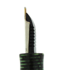 1935 PARKER EMERALD VACUMATIC DOUBLE JEWEL FOUNTAIN PEN STANDARD SIZE RESTORED OFFERED BY ANTIQUE DIGGER