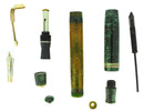 1935 PARKER EMERALD VACUMATIC DOUBLE JEWEL FOUNTAIN PEN STANDARD SIZE RESTORED OFFERED BY ANTIQUE DIGGER