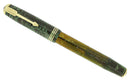 1935 PARKER EMERALD VACUMATIC DOUBLE JEWEL FOUNTAIN PEN STANDARD SIZE RESTORED OFFERED BY ANTIQUE DIGGER