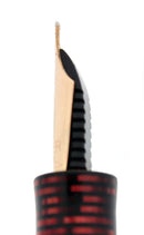 1935 PARKER VACUMATIC BURGUNDY PEARL STANDARD SIZE FOUNTAIN PEN RESTORED OFFERED BY ANTIQUE DIGGER