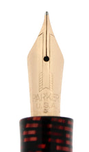 1935 PARKER VACUMATIC BURGUNDY PEARL STANDARD SIZE FOUNTAIN PEN RESTORED OFFERED BY ANTIQUE DIGGER