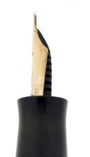 1935 PARKER VACUMATIC MOTTLED SILVER PEARL DOUBLE JEWEL FOUNTAIN PEN RESTORED OFFERED BY ANTIQUE DIGGER