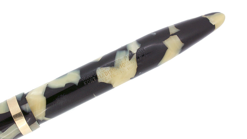 C1935 SHEAFFER STANDARD BLACK PEARL BALANCE XF-F NIB FOUNTAIN PEN MINT CONDITION OFFERED BY ANTIQUE DIGGER