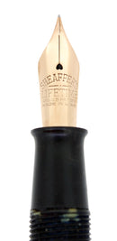 C1935 SHEAFFER STANDARD BLACK PEARL BALANCE XF-F NIB FOUNTAIN PEN MINT CONDITION OFFERED BY ANTIQUE DIGGER