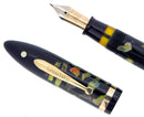 CIRCA 1935 SHEAFFER OVERSIZE EBONITE PEARL BALANCE FOUNTAIN PEN RESTORED NEAR MINT OFFERED BY ANTIQUE DIGGER