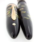 CIRCA 1935 SHEAFFER OVERSIZE EBONITE PEARL BALANCE FOUNTAIN PEN RESTORED NEAR MINT OFFERED BY ANTIQUE DIGGER