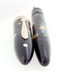 C1935 SHEAFFER OVERSIZE EBONITE PEARL BALANCE FOUNTAIN PEN RESTORED OFFERED BY ANTIQUE DIGGER