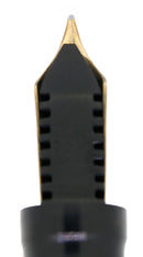 C1935 SHEAFFER OVERSIZE EBONITE PEARL BALANCE FOUNTAIN PEN RESTORED OFFERED BY ANTIQUE DIGGER