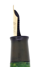 C1935 SHEAFFER JADE GREEN OVERSIZE BALANCE FOUNTAIN PEN RESTORED OFFERED BY ANTIQUE DIGGER