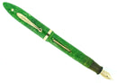 C1935 SHEAFFER JADE GREEN OVERSIZE BALANCE FOUNTAIN PEN RESTORED OFFERED BY ANTIQUE DIGGER