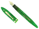 C1935 SHEAFFER JADE GREEN OVERSIZE BALANCE FOUNTAIN PEN RESTORED OFFERED BY ANTIQUE DIGGER