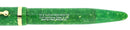 C1935 SHEAFFER JADE GREEN OVERSIZE BALANCE FOUNTAIN PEN RESTORED OFFERED BY ANTIQUE DIGGER