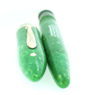 C1935 SHEAFFER JADE GREEN OVERSIZE BALANCE FOUNTAIN PEN RESTORED OFFERED BY ANTIQUE DIGGER