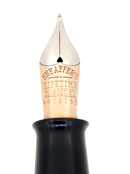 SCARCE C1935 SHEAFFER OVERSIZED BLACK & GRAY PEARL BALANCE FOUNTAIN PEN RESTORED OFFERED BY ANTIQUE DIGGER