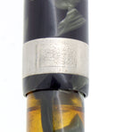 SCARCE C1935 SHEAFFER OVERSIZED BLACK & GRAY PEARL BALANCE FOUNTAIN PEN RESTORED OFFERED BY ANTIQUE DIGGER