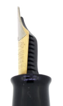 CIRCA 1935 SHEAFFER OVERSIZED BLACK & GRAY PEARL BALANCE PLUNGER FILL FOUNTAIN PEN RESTORED OFFERED BY ANTIQUE DIGGER