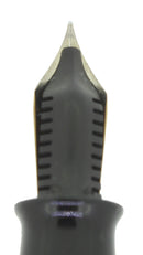 CIRCA 1935 SHEAFFER OVERSIZED BLACK & GRAY PEARL BALANCE PLUNGER FILL FOUNTAIN PEN RESTORED OFFERED BY ANTIQUE DIGGER