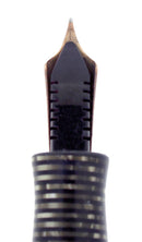 1935 PARKER VACUMATIC DOUBLE JEWEL SILVER PEARL FOUNTAIN PEN RESTORED OFFERED BY ANTIQUE DIGGER