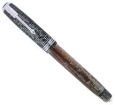 1935 PARKER VACUMATIC DOUBLE JEWEL SILVER PEARL FOUNTAIN PEN RESTORED OFFERED BY ANTIQUE DIGGER
