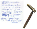 RESTORED 1936 PARKER GOLDEN PEARL DJ VACUMATIC FOUNTAIN PEN F - BBB+ FLEX NIB OFFERED BY ANTIQUE DIGGER