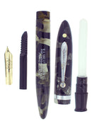 CIRCA 1936 SHEAFFER STANDARD SIZE GRAY MARBLED BALANCE FOUNTAIN PEN RESTORED OFFERED BY ANTIQUE DIGGER