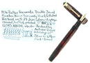 1936 PARKER BURGUNDY PEARL STANDARD VACUMATIC DOUBLE JEWEL FOUNTAIN PEN RESTORED OFFERED BY ANTIQUE DIGGER