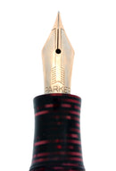 1936 PARKER BURGUNDY PEARL STANDARD VACUMATIC DOUBLE JEWEL FOUNTAIN PEN RESTORED OFFERED BY ANTIQUE DIGGER
