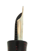 1936 PARKER BURGUNDY PEARL DOUBLE JEWEL STANDARD VACUMATIC FOUNTAIN PEN RESTORED OFFERED BY ANTIQUE DIGGER