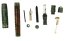 1936 PARKER VACUMATIC EMERALD PEARL STANDARD SIZE DOUBLE JEWEL FOUNTAIN PEN RESTORED OFFERED BY ANTIQUE DIGGER