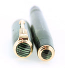 1936 PARKER EMERALD PEARL VACUMATIC STANDARD DOUBLE JEWEL FOUNTAIN PEN RESTORED OFFERED BY ANTIQUE DIGGER