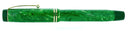CIRCA 1929 DUOFOLD STREAMLINE SENIOR JADE FOUNTAIN PEN RESTORED NAER MINT OFFERED BY ANTIQUE DIGGER