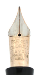 CIRCA 1929 DUOFOLD STREAMLINE SENIOR JADE FOUNTAIN PEN RESTORED NAER MINT OFFERED BY ANTIQUE DIGGER