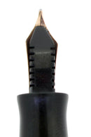 1936 PARKER VACUMATIC MOTTLED BURGUNDY DOUBLE JEWEL FOUNTAIN PEN RESTORED OFFERED BY ANTIQUE DIGGER