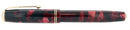 1936 PARKER VACUMATIC MOTTLED BURGUNDY DOUBLE JEWEL FOUNTAIN PEN RESTORED OFFERED BY ANTIQUE DIGGER