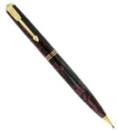 CIRCA 1936 PARKER VACUMATIC BURGUNDY PEARL STANDARD MECHANICAL PENCIL RESTORED OFFERED BY ANTIQUE DIGGER