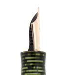 1936 PARKER EMERALD PEARL STANDARD VACUMATIC DOUBLE JEWEL FOUNTAIN PEN RESTORED OFFERED BY ANTIQUE DIGGER