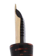 936 PARKER STANDARD VACUMATIC BURGUNDY PEARL DOUBLE JEWEL FOUNTAIN PEN RESTORED OFFERED BY ANTIQUE DIGGER