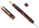 936 PARKER STANDARD VACUMATIC BURGUNDY PEARL DOUBLE JEWEL FOUNTAIN PEN RESTORED OFFERED BY ANTIQUE DIGGER