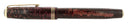 936 PARKER STANDARD VACUMATIC BURGUNDY PEARL DOUBLE JEWEL FOUNTAIN PEN RESTORED OFFERED BY ANTIQUE DIGGER