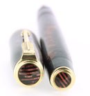 936 PARKER STANDARD VACUMATIC BURGUNDY PEARL DOUBLE JEWEL FOUNTAIN PEN RESTORED OFFERED BY ANTIQUE DIGGER