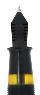 CIRCA 1936 SHEAFFER EBONIZED PEARL ADMIRAL BALANCE XXF-M NIB FOUNTAIN PEN RESTORED OFFERED BY ANTIQUE DIGGER