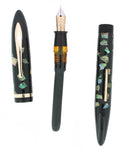 CIRCA 1936 SHEAFFER EBONIZED PEARL ADMIRAL BALANCE XXF-M NIB FOUNTAIN PEN RESTORED OFFERED BY ANTIQUE DIGGER