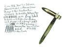 C1936 SHEAFFER ADMIRAL BALANCE MARINE GREEN STRIATED XF-BBB FLEX NIB FOUNTAIN PEN RESTORED OFFERED BY ANTIQUE DIGGER