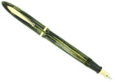 C1936 SHEAFFER ADMIRAL BALANCE MARINE GREEN STRIATED XF-BBB FLEX NIB FOUNTAIN PEN RESTORED OFFERED BY ANTIQUE DIGGER