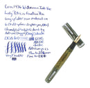 CIRCA 1936 WATERMAN LADY PATRICIA INK VUE GREY MARBLE FOUNTAIN PEN RESTORED OFFERED BY ANTIQUE DIGGER