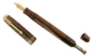 1937 PARKER BURGUNDY VACUMATIC DOUBLE JEWEL FOUNTAIN PEN STANDARD SIZE RESTORED OFFERED BY ANTIQUE DIGGER