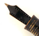 RESTORED 1937 PARKER GOLDEN PEARL DOUBLE JEWEL VACUMATIC FOUNTAIN PEN SMOOTH NIB OFFERED BY ANTIQUE DIGGER