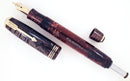 RESTORED 1937 PARKER BURGUNDY PEARL DOUBLE JEWEL VACUMATIC OVERSIZE FOUNTAIN PEN OFFERED BY ANTIQUE DIGGER