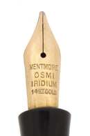 CIRCA 1930S MENTMORE DIPLOMA LIZARD PATTERN FOUNTAIN PEN RESTORED OFFERED BY ANTIQUE DIGGER