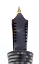 1937 PARKER SILVER PEARL STANDARD VACUMATIC DOUBLE JEWEL FOUNTAIN PEN RESTORED OFFERED BY ANTIQUE DIGGER